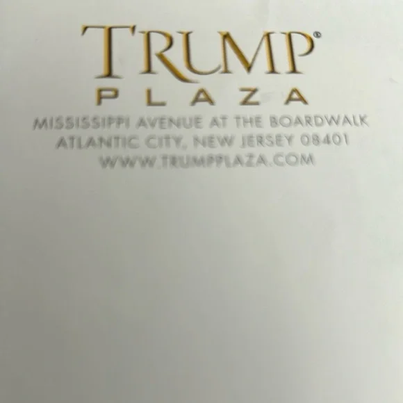 TRUMP Plaza Vintage Letter Size Envelopes - Picture 2 of 7
